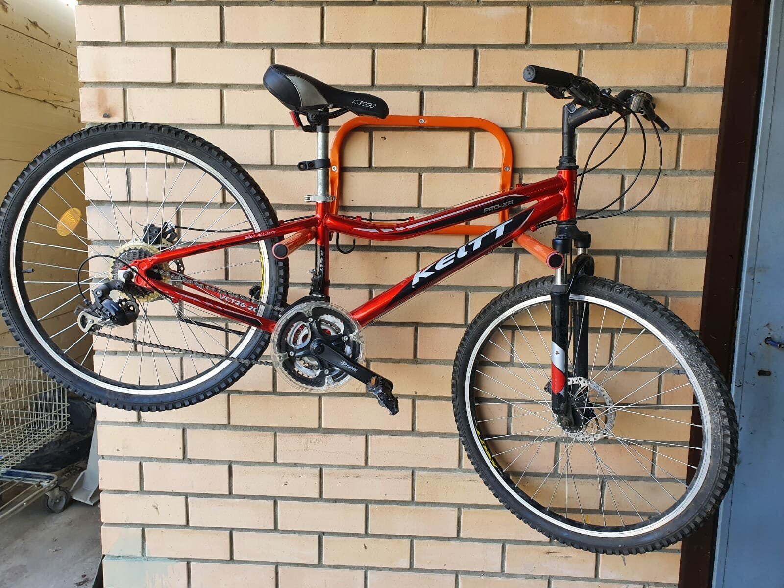 Держатель на стену для хранения 1-4 велосипеда Tandem усиленный до 60 кг