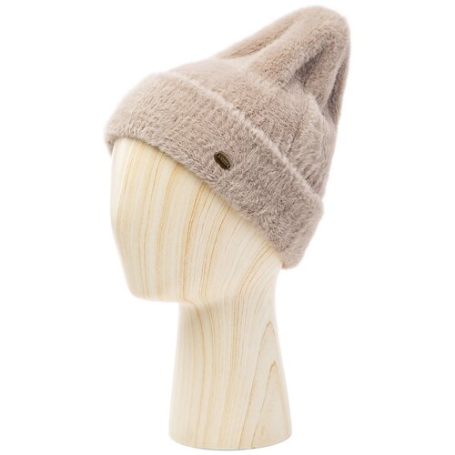 фото Шапка бини labbra, размер 57, коричневый