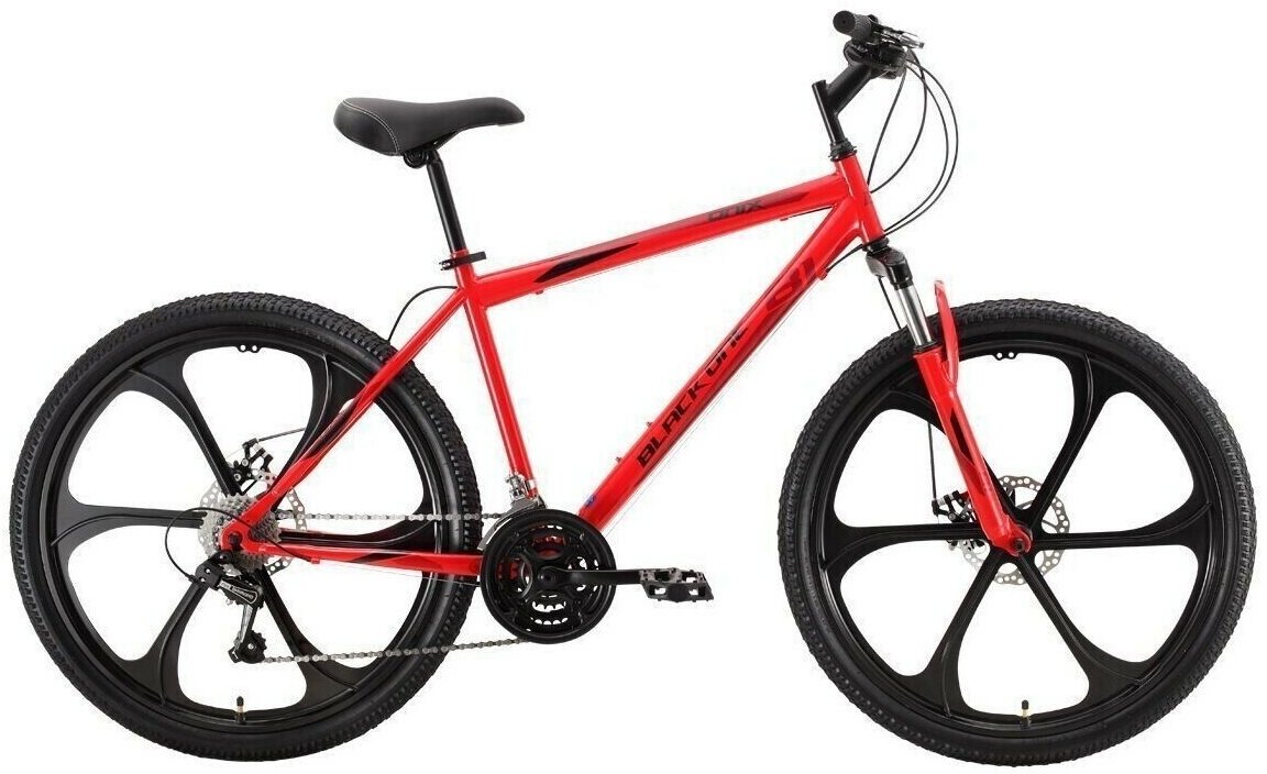 Велосипед взрослый Black One Onix 26 D FW красный/черный/красный 20 (HQ-0005345)