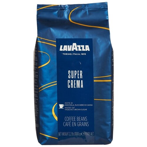 Кофе в зернах Lavazza Super Crema, 1 кг
