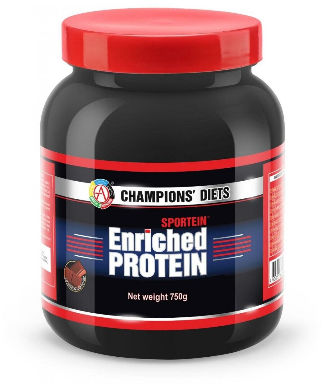 Высокобелковый продукт для спортсменов SPORTEINEnriched PROTEIN (750 г) шоколад