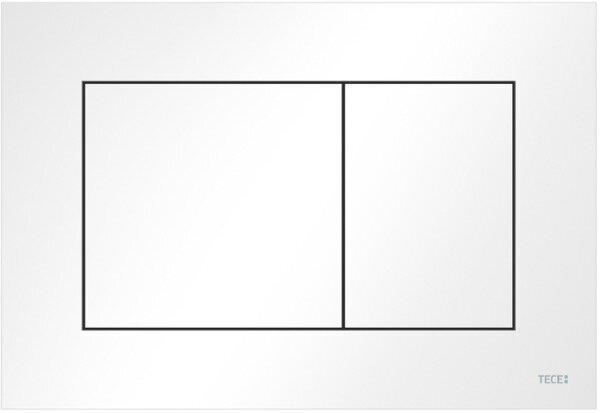 Пластиковая панель смыва для унитаза TECEnow, белая 9240400
