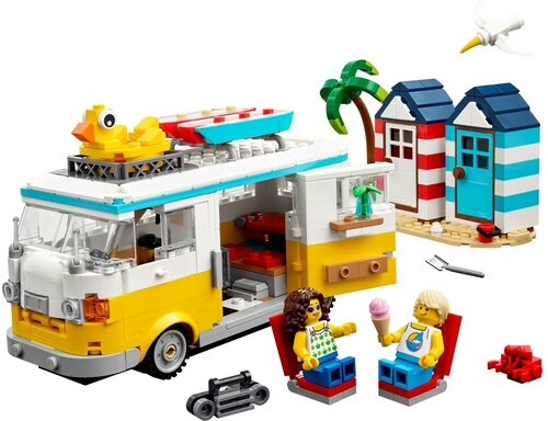 Конструктор LEGO Creator 31138 Пляжный кемпер 3 в 1
