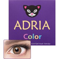 Контактные линзы цветные ADRIA, Adria Color 3T, Квартальные, HONEY, -4,50 / 14,2 / 8,6 / 2 шт.