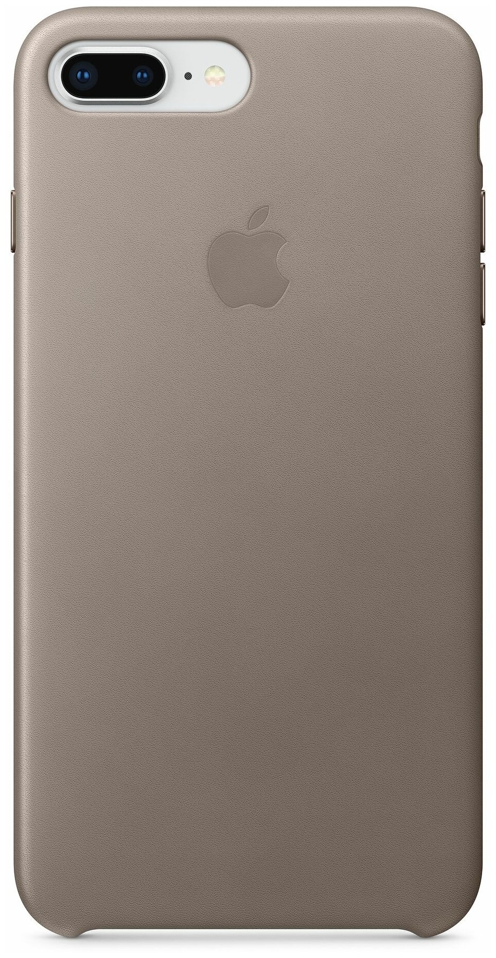 Чехол Apple кожаный для iPhone 8 Plus / 7 Plus, taupe