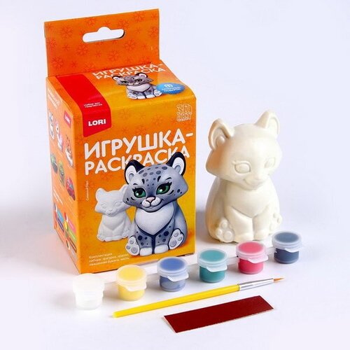 Игрушка-раскраска 3D Art Снежный барс