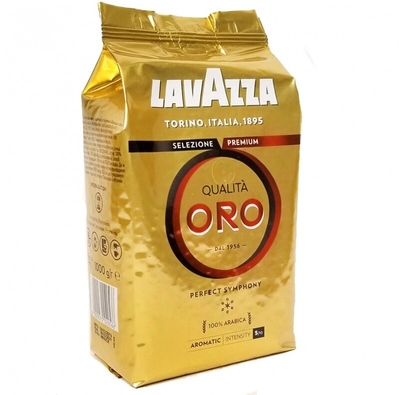 Кофе в зернах Lavazza Qualita Oro (Квалита Оро) 1 кг