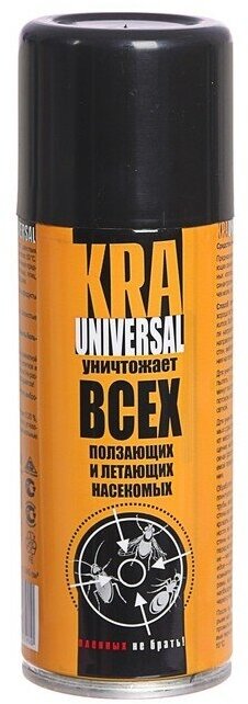 KRA Аэрозоль от насекомых "Кра-универсал", 160 мл