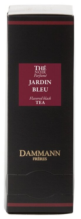 Чай черный ароматизированный "Дамман" в шелковых пакетах Jardin Bleu/ Голубой сад, , коробка 24 шт