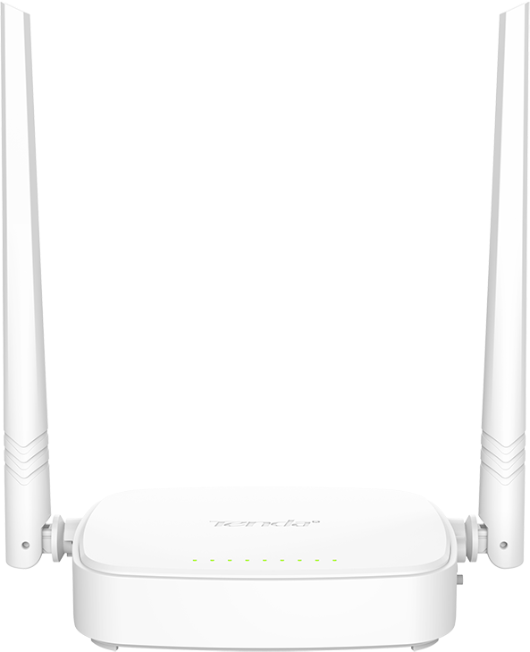 Tenda D301 V4.0 Wi-Fi роутер ADSL2+ 300 Мбит/сек Wi-Fi 4 (802.11n) белый