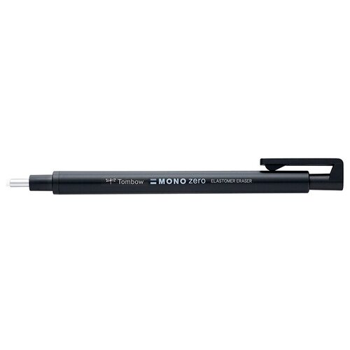 Tombow MONO Zero Ластик-карандаш черный корпус, круглый, 2.3мм EH-KUR11 66103790104