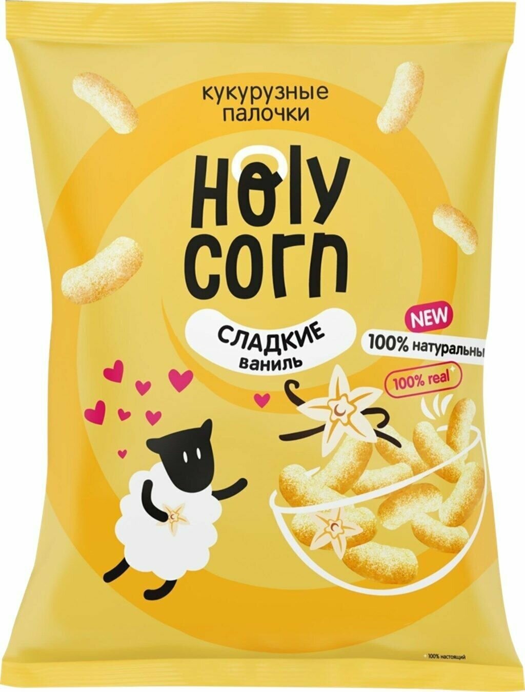 Палочки кукурузные HOLY CORN сладкие, 50 г - 10 шт.