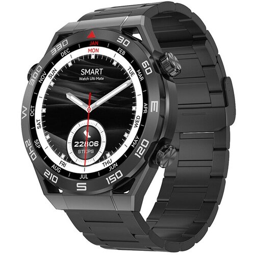 Умные смарт - часы Smart Watch 2023 DT ULTRA MATE Bluetooth, IP68, iOS, Android, Водонепроницаемые / Безель с компасом, Черный