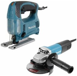 Набор инструментов MAKITA DK0116 ( лобзик 4329 + УШМ 9558HN)