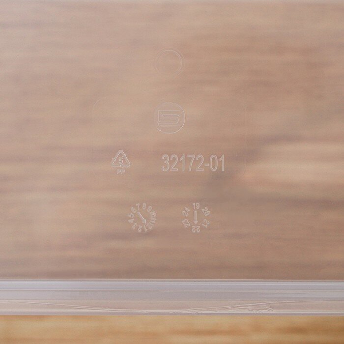 Контейнер для хранения без крышки ROLLY, 5 л, 16,8×30,5×12,9 см, прозрачный - фотография № 3