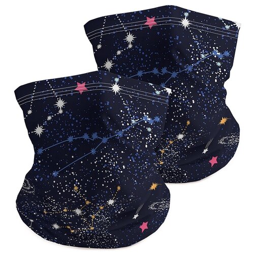 фото Универсальный бафф маска joyarty "космические тела" 2шт