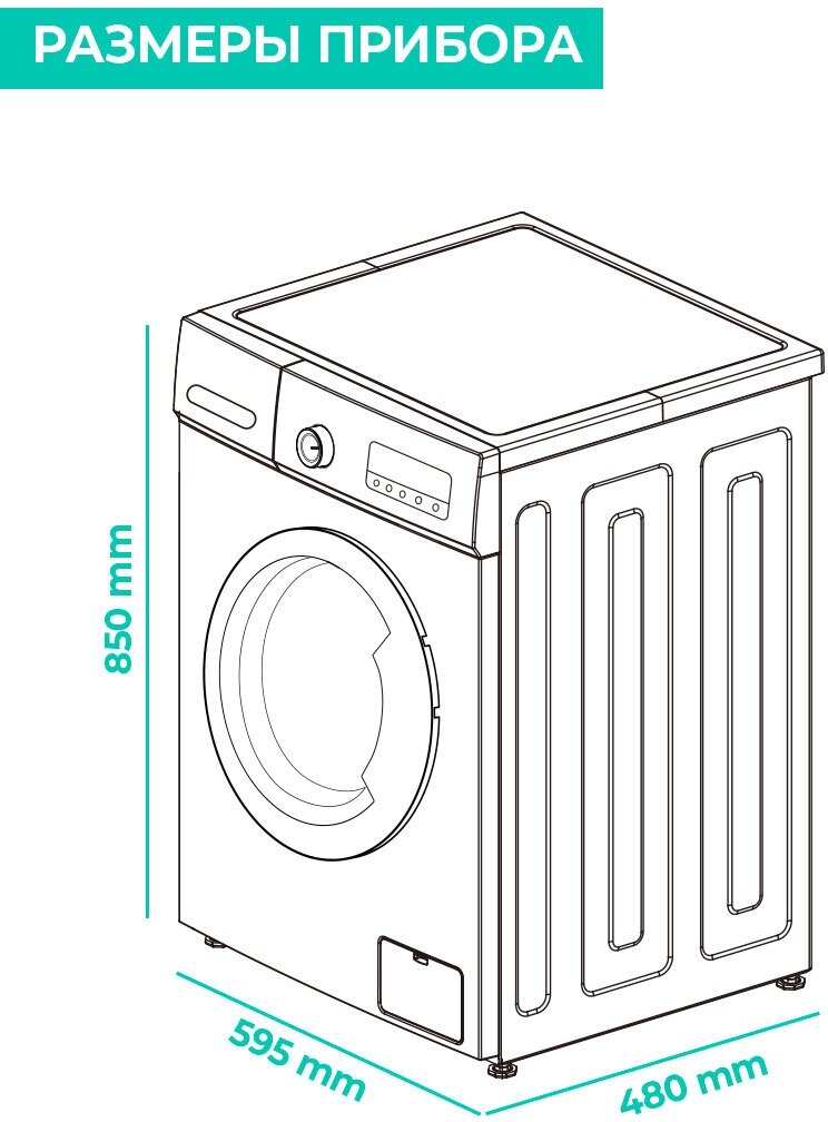 Стиральная машина Timberk T-WM7DC14Q33 - фотография № 7