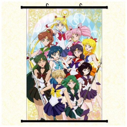 Аниме плакат на холсте Сейлор Мун 60х40