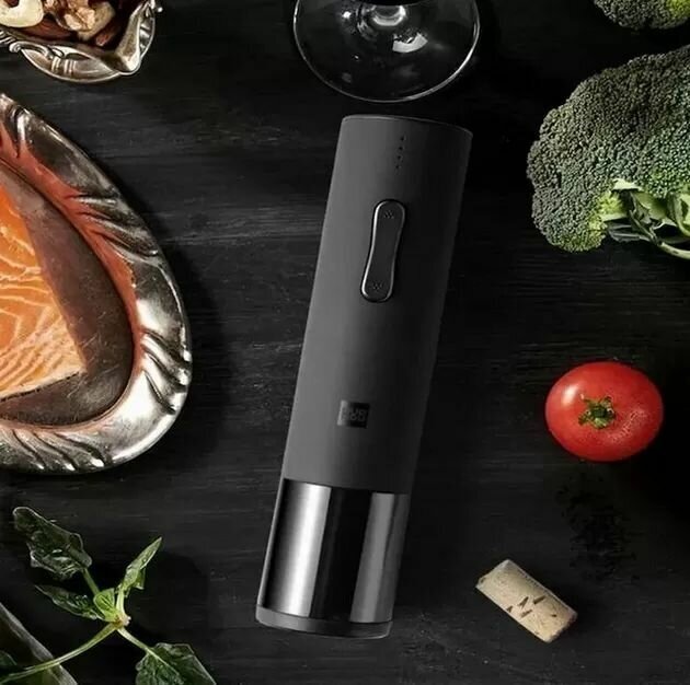Электрический штопор с базовым набором аксессуаров Xiaomi HU0047 (Black) - фото №9