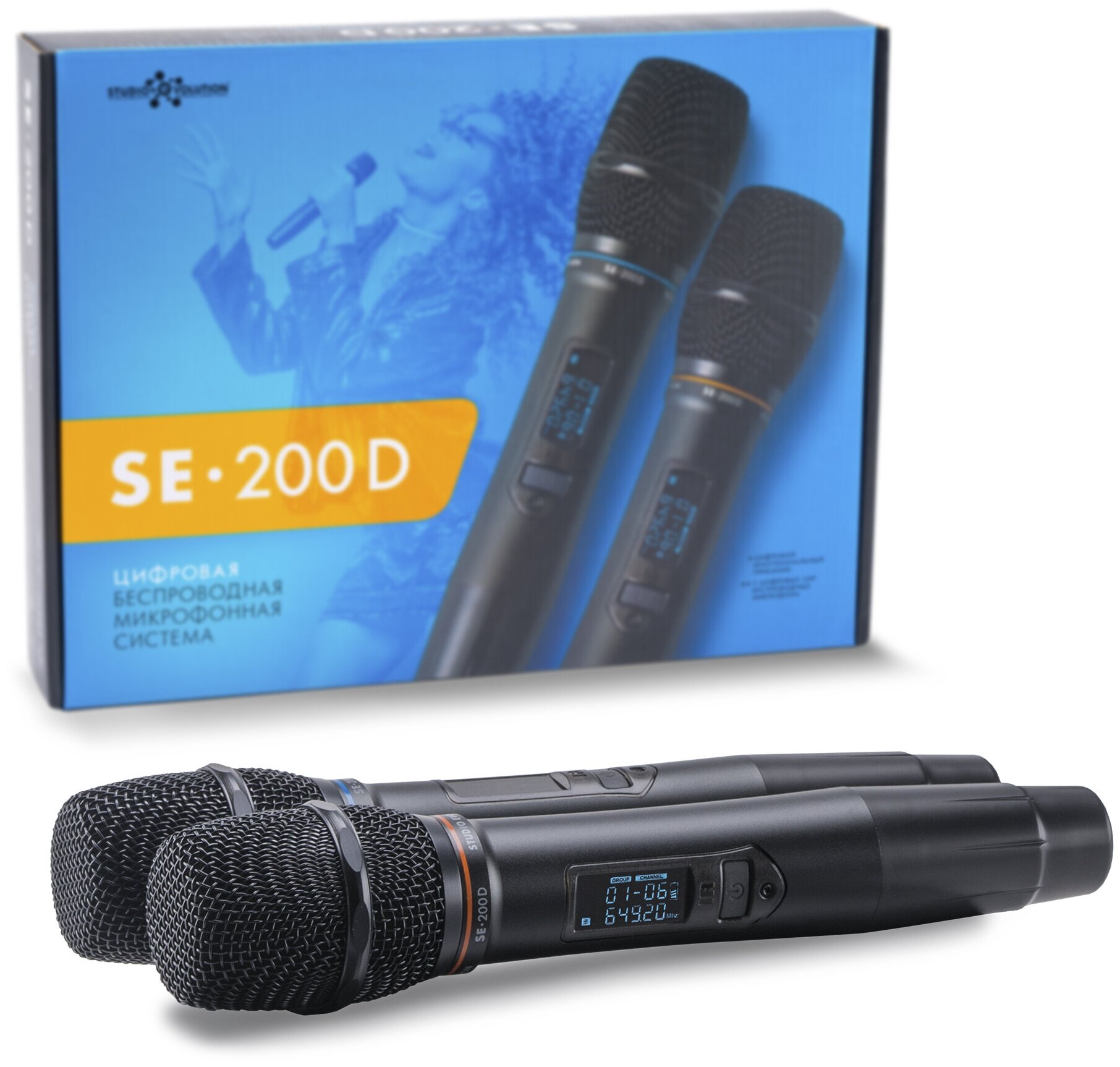 Микрофонный комплект Studio Evolution SE 200D комплектация: приемник