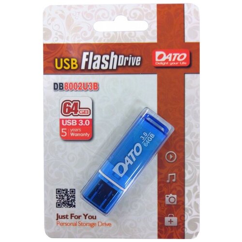 USB флешка 64Gb Dato DB8002U3B blue USB 3.0