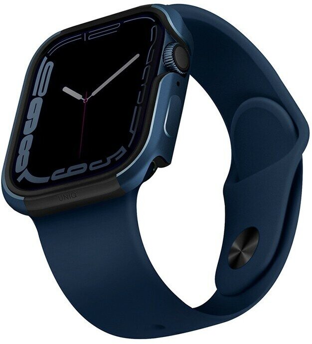 Чехол Uniq Valencia aluminium для Apple Watch 41/40 мм, Cobalt blue