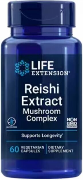 Life Extension Reishi Extract Mushroom Complex 60 вег капсул (Life Extension)