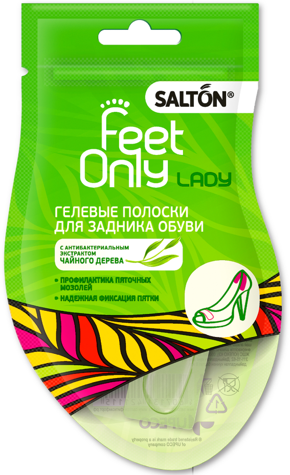 Salton Feet Only Lady Гелевые полоски для пятки 2 шт