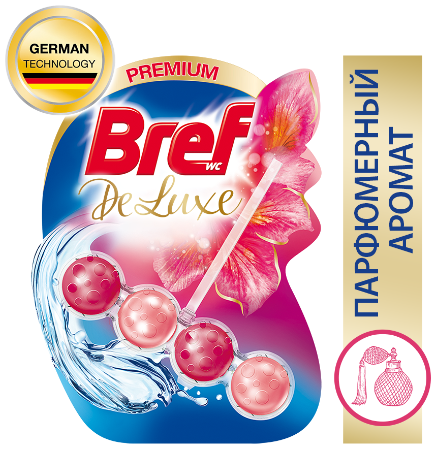 Bref туалетный блок Bref DeLuxe Нежная Магнолия 1 шт.