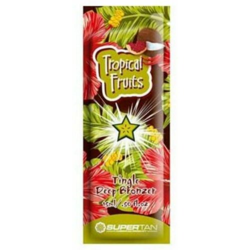 SuperTan Крем для загара тропические фрукты с тингл-эффектом, Tropical Fruits, 15 мл