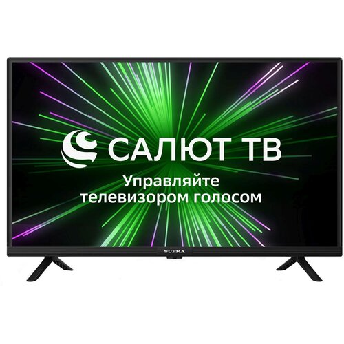 Телевизор LED Supra 32 STV-LC32ST0155Wsb Салют ТВ черныйHD50HzDVB-TDVB-T2DVB-CUSBWiFiSmart TV 1074000₽