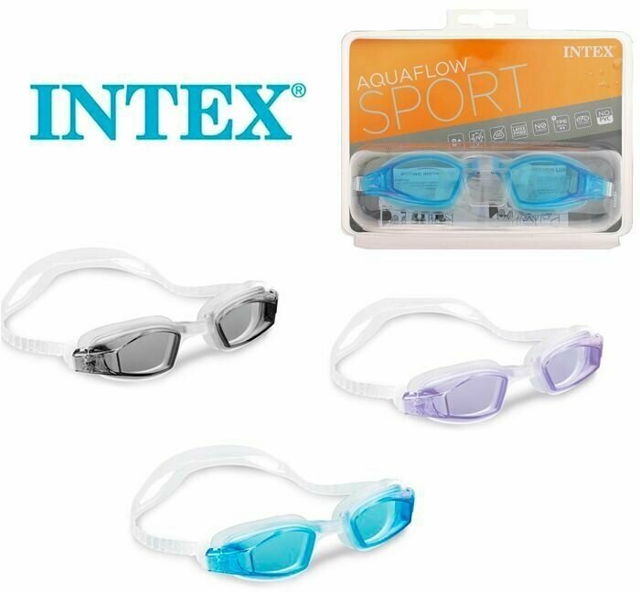 INTEX Очки для плавания "Free Style Sport микс" от 8 лет 55682