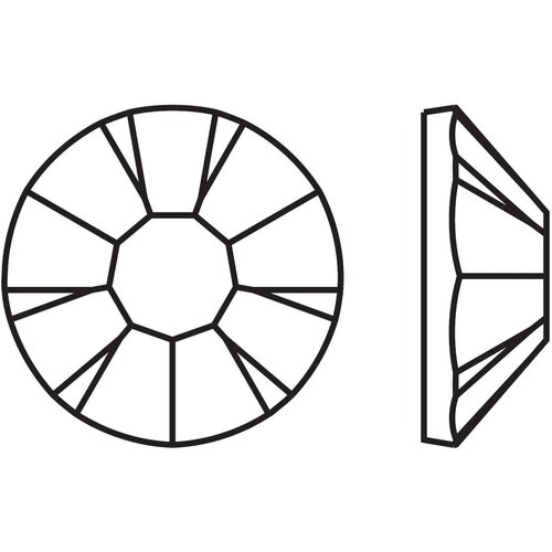 Страз неклеевой PRECIOSA 438-11-615 s SS12 Crystal 3.2 мм стекло в пакете белый (crystal) 10 штук