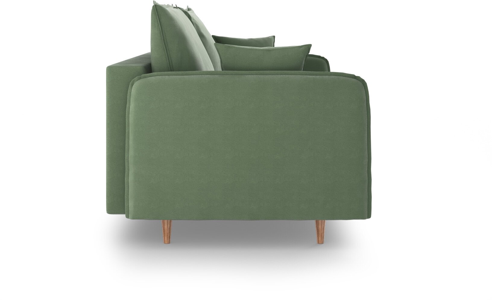 Прямой диван Первый Мебельный Марко Зеленый, велюр - фотография № 4
