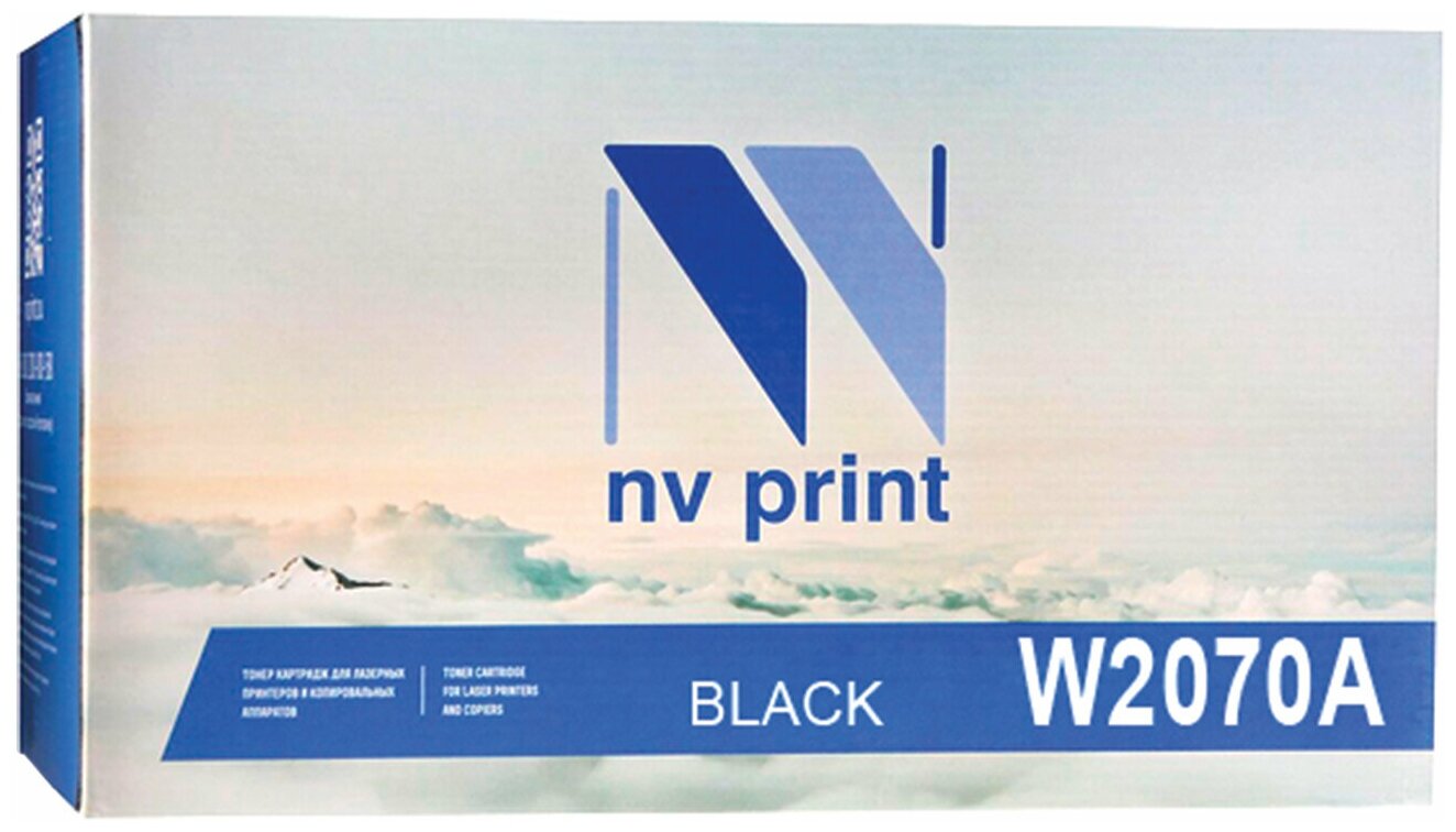 Картридж лазерный NV PRINT (NV-W2070X) для HP Color LJ 150a/150nw/178nw, черный, ресурс 1500 страниц