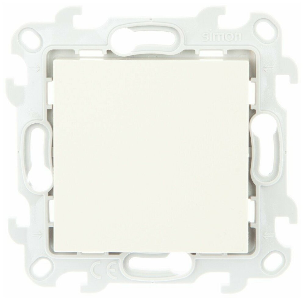 24 Harmonie 2450150-031 Выключатель кнопочный (10 А, под рамку, скрытая установка, слоновая кость) Simon - фото №1