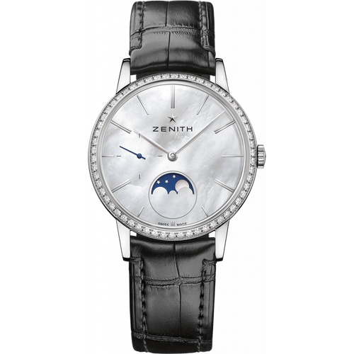 Наручные часы ZENITH Zenith Elite Lady Moonphase 16.2320.692/80. C714, черный, серебряный