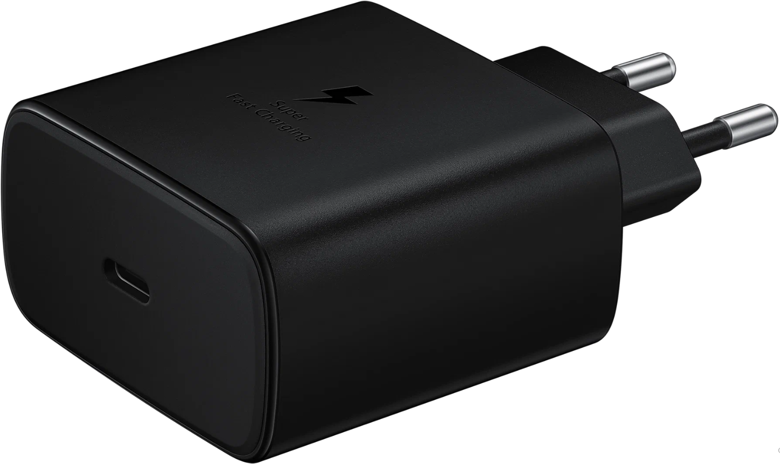 Зарядное устройство для Samsung с кабелем USB Type-C / Адаптер питания Super Fast Charging 45W / Супер быстрая зарядка 45W / Чёрный