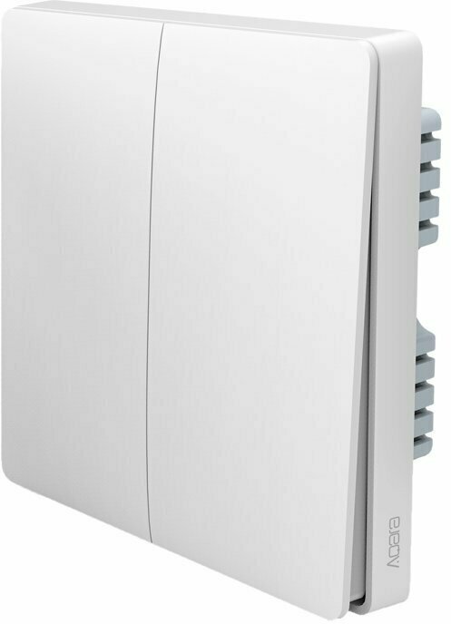 Умный выключатель двухклавишный AQARA Smart Wall Switch H1 [ws-euk02] - фото №9