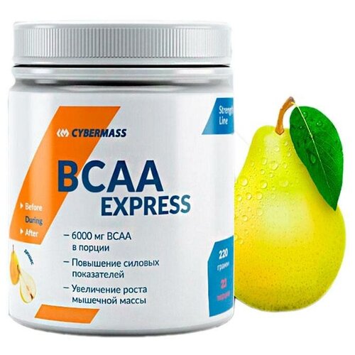 фото Аминокислота cybermass bcaa express, дюшес, 220 гр.