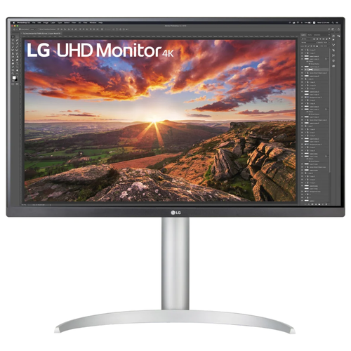 фото Монитор lg 27up850-w 27", черный/серебристый