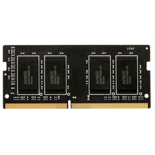 Оперативная память AMD Radeon R9 Gaming Series 8 ГБ DDR4 3200 МГц SODIMM CL22 R948G3206S2S-UO оперативная память amd radeon r9 gaming series 8 гб ddr4 3200 мгц sodimm cl22 r948g3206s2s u