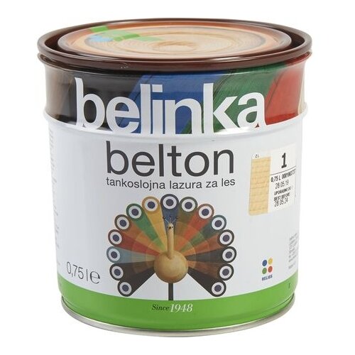 Belinka пропитка Belton, 0.75 л, №1 Бесцветный лазурь belinka exterier 64 10 л