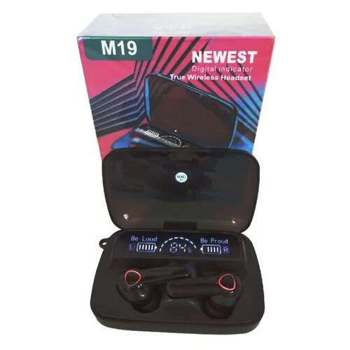 Bluetooth Наушники Сенсорные WIRELESS HEADSET LATEST Кейс для Наушников с Фонариком 134400₽