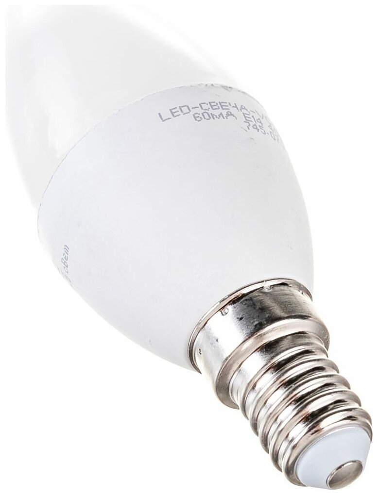 4690612020433 IN HOME Лампа светодиодная LED-СВЕЧА-VC 8Вт 230В Е14 4000К 600Лм