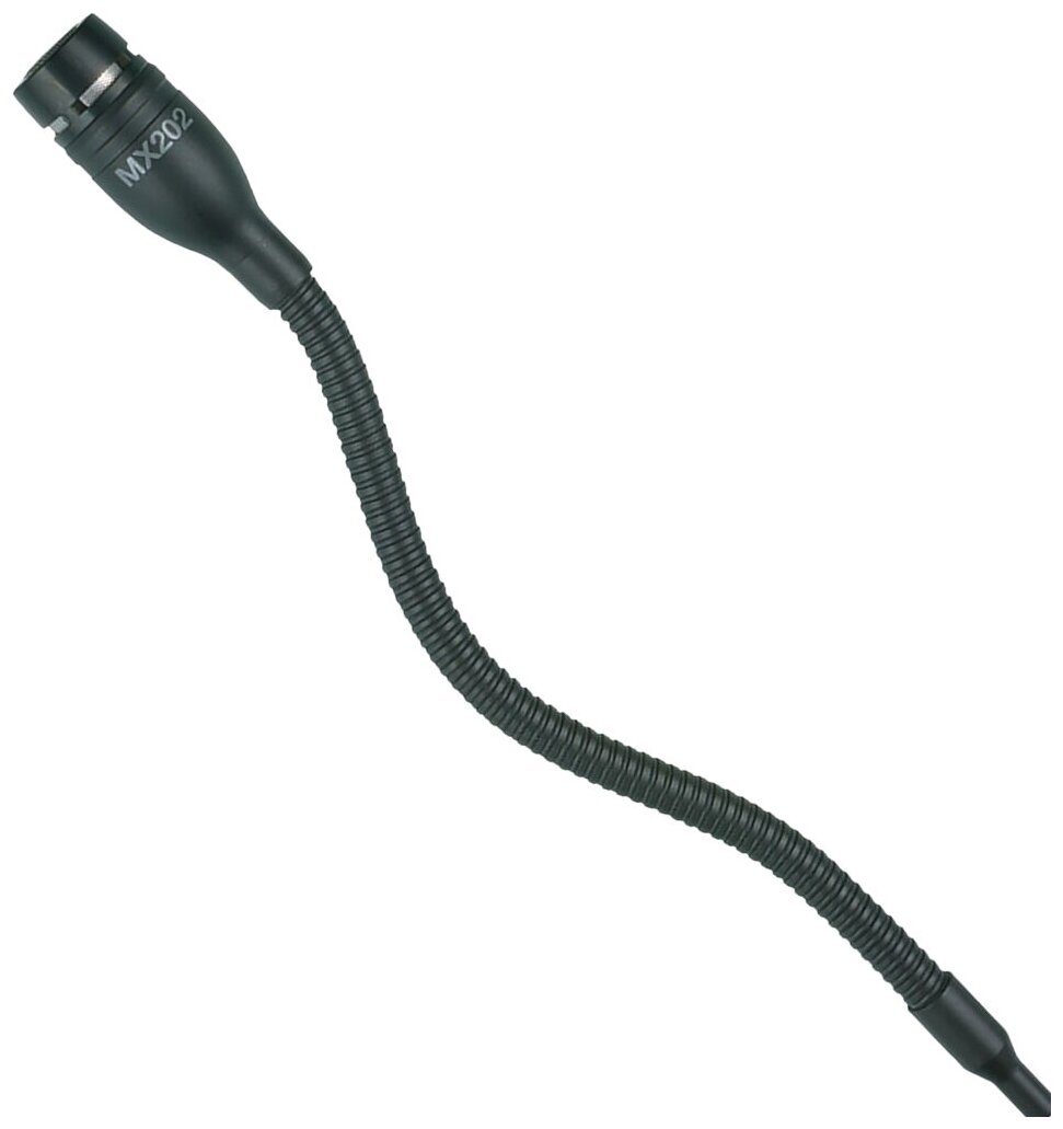 Микрофон подвесной черный Shure MX202BP/C