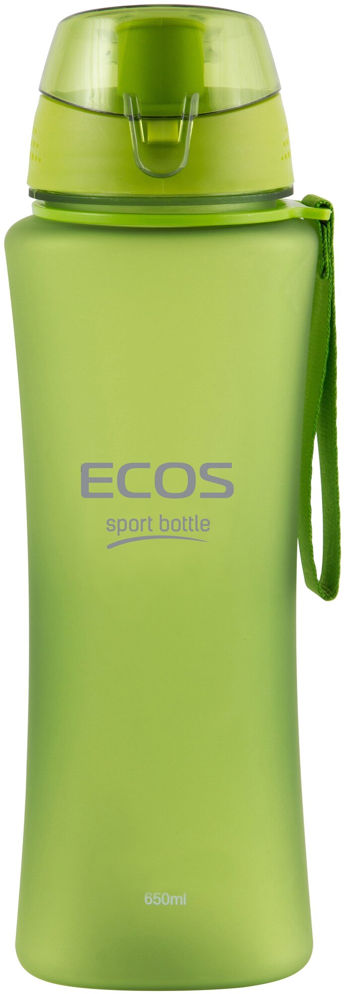 Бутылка для воды Ecos SK5015 650 мл, зеленая