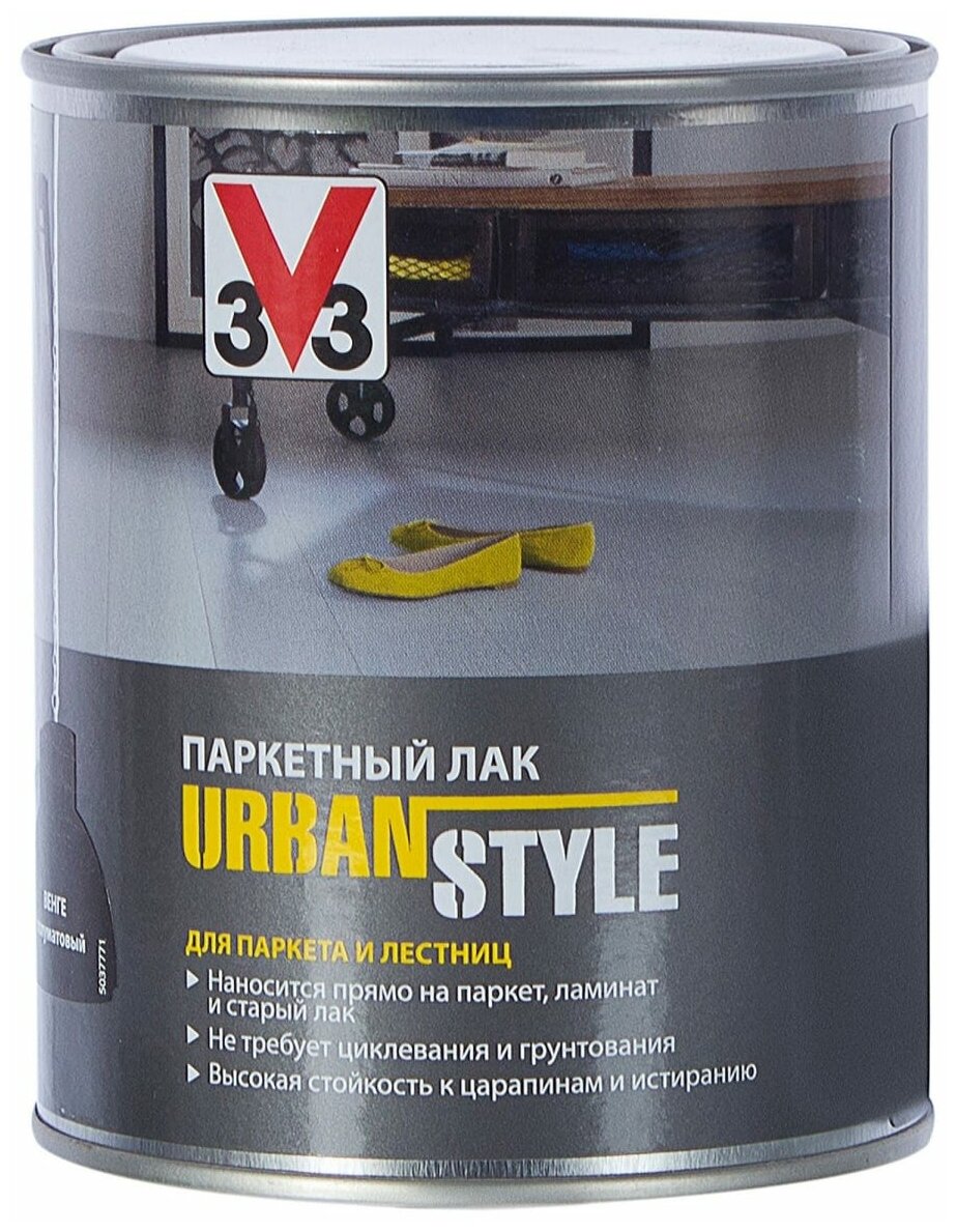 ЛАК для пола URBAN STYLE V33 0.75 л, венге