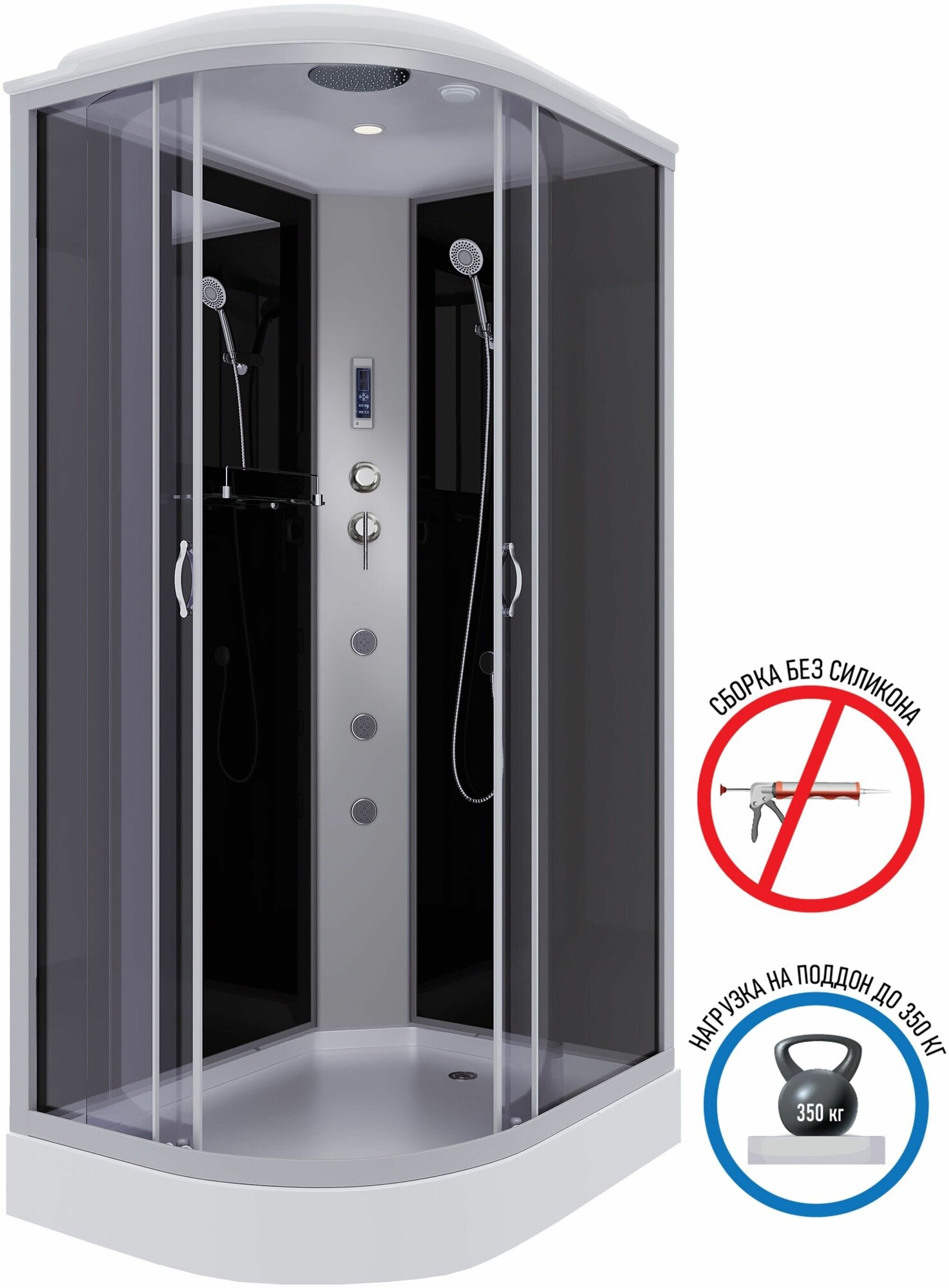 фото Душевая кабина Niagara NG-3512-14RF 120х80х215 правая