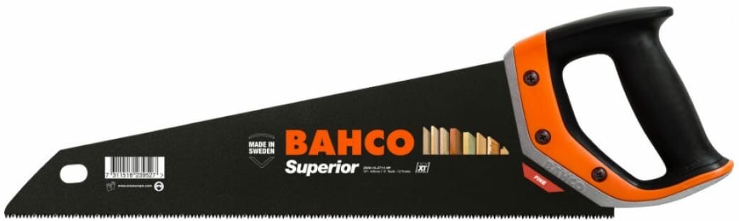 Ножовка BAHCO с рукояткой ERGO 2600-16-XT11-HP